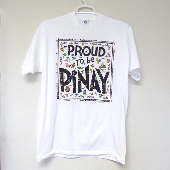 Proud to be Pinay Filipina colorful graphic t shirt women's labeled size XL - Picture 2 of 7